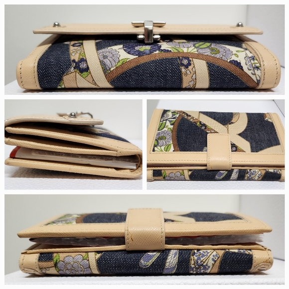 Salvatore Ferragamo Handbags - SALVATORE FERRAGAMO Fondo Denim Wallet  1R-226139 NWT  RARE!!